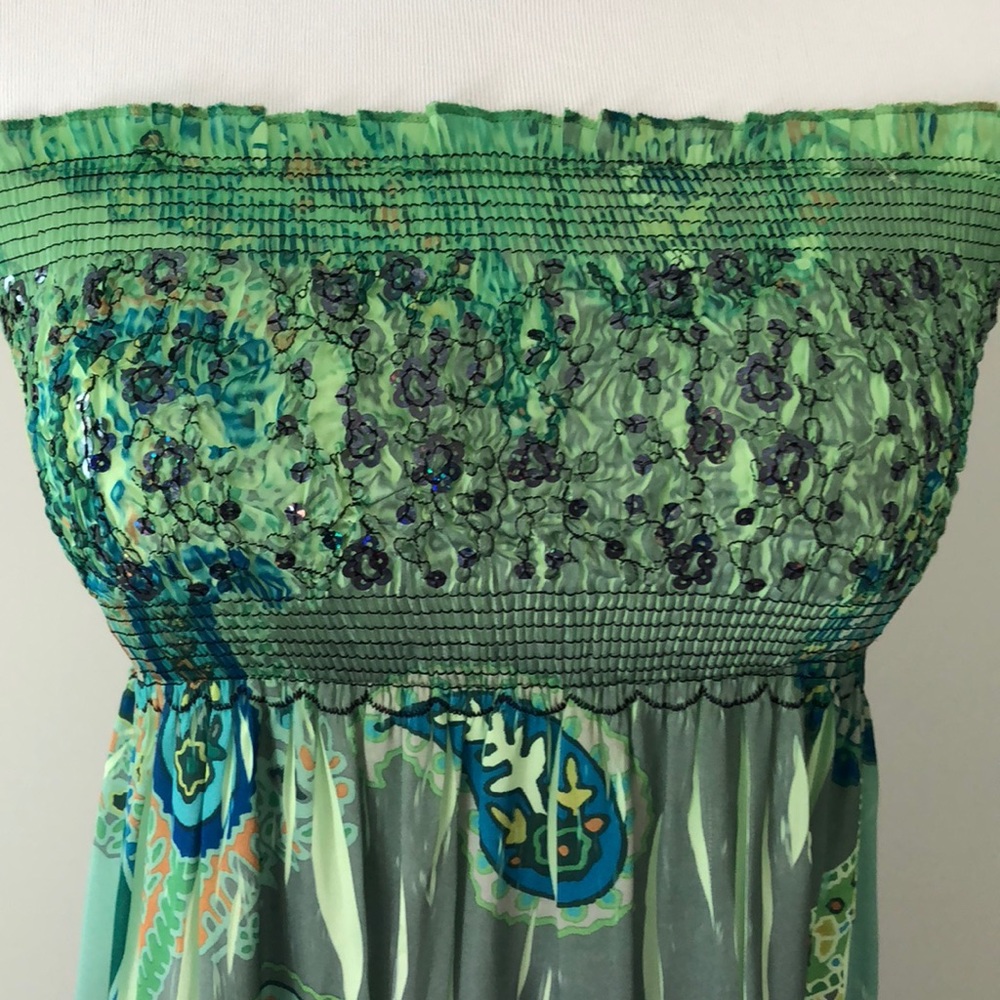 NWOT Nordstrom smocked Sequin dress
